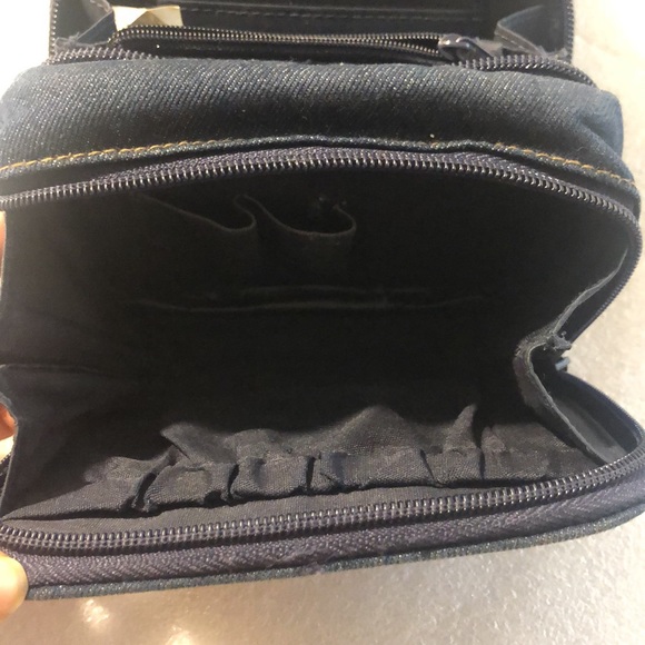 Vtg mini Demin cross body bag / purse . - Picture 6 of 17